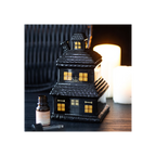 Black Haunted House Oil Burner and Wax Warmer