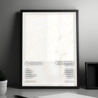 Beach House "Teen Dream" Album Cover Poster - with Complete Tracklist