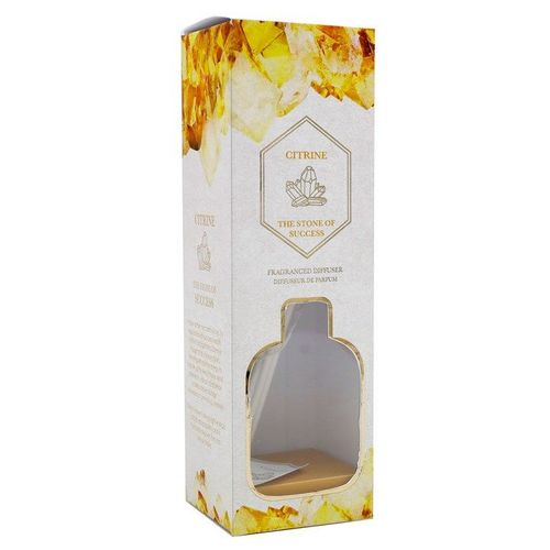 100ml Yellow Citrine Crystal Reed Diffuser | Inspired Creative Gifts | UK Supplier