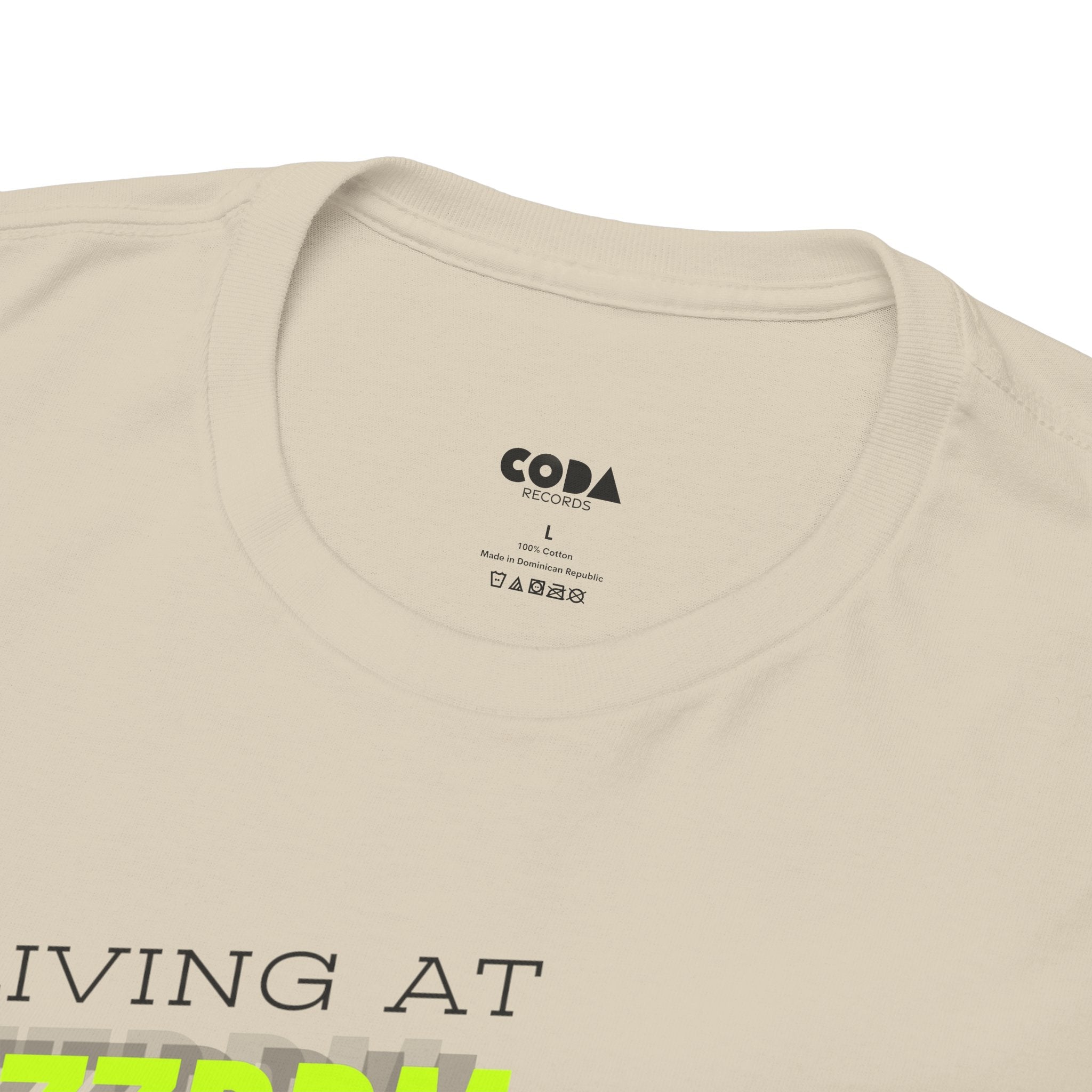 'Living at 33rpm' Flouro Men's T-Shirt