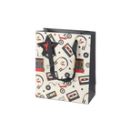 23cm Medium Retro 80s Print Gift Bag
