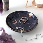 10.5cm Ceramic Purple Star Sign Trinket Dish | Inspired Creative Gifts | UK Supplier