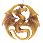 Dragon Medal Hanging Ornament by Anne Stokes | Ornaments