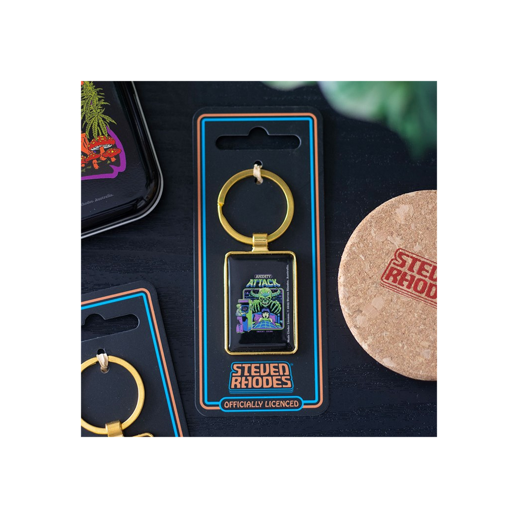 Anxiety Attack Keyring by Steven Rhodes | Keyrings | Inspired Creative Gifts