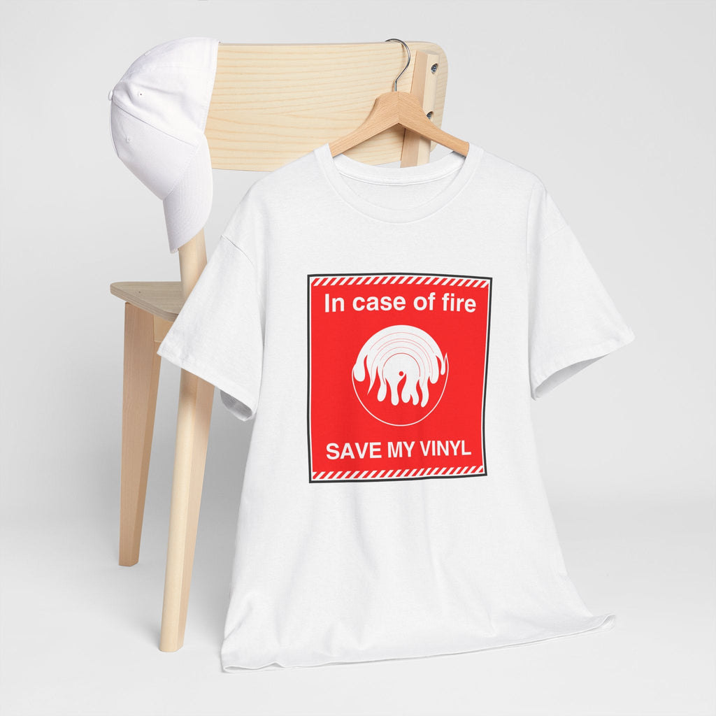 'In Case of Fire, Save My Vinyl' T-Shirt