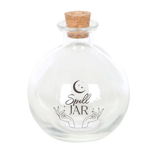 10cm Glass Spell Jar with Recipe Booklet | Inspired Creative Gifts | UK Supplier