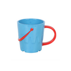 Bucket Shaped Ceramic Mug with Spade Spoon