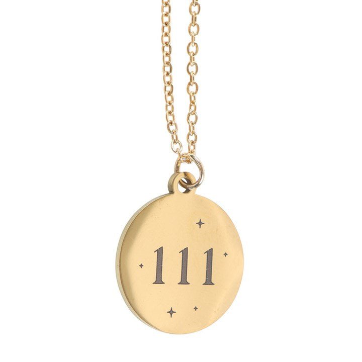 111 Angel Number Intuition Necklace | Inspired Creative Gifts | UK Supplier