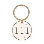 111 Angel Number Keyring | Inspired Creative Gifts | UK Supplier