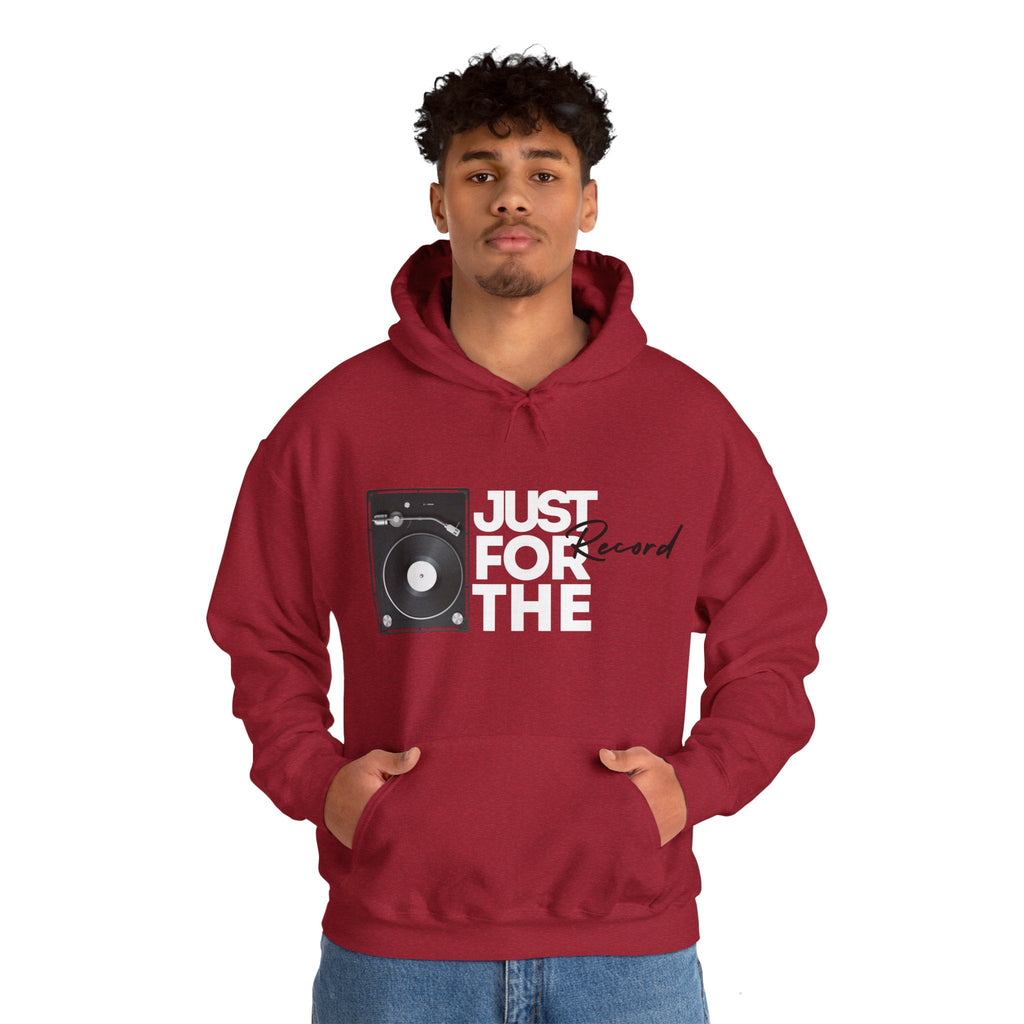 'Just for the Record' Men's Hoodie