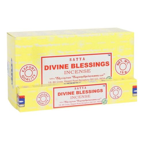 12 Packs Divine Blessings Incense Sticks by Satya | Inspired Creative Gifts | UK Supplier