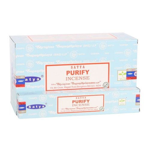 12 Packs of Purify Incense Sticks by Satya | Inspired Creative Gifts | UK Supplier