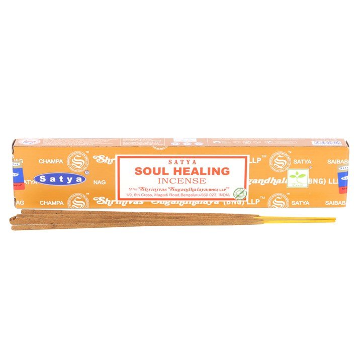 12 Packs of Soul Healing Incense Sticks by Satya | Inspired Creative Gifts | UK Supplier
