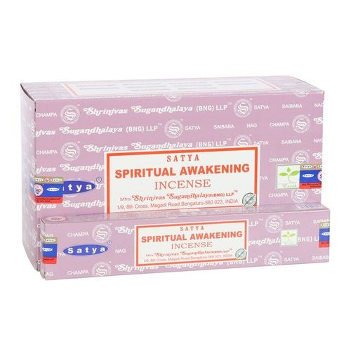 12 Packs of Spiritual Awakening Incense Sticks by Satya | Inspired Creative Gifts | UK Supplier