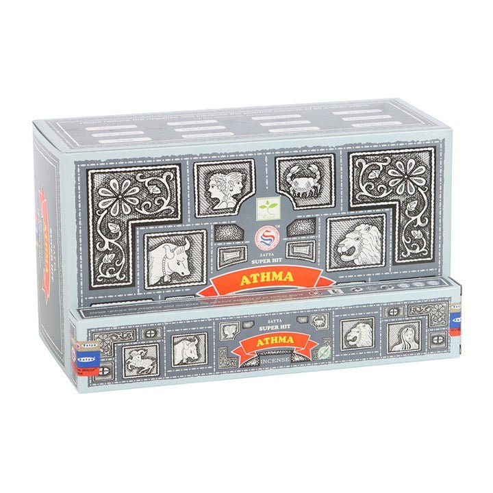 12 Packs of Superhit Athma Incense Sticks by Satya | Inspired Creative Gifts | UK Supplier