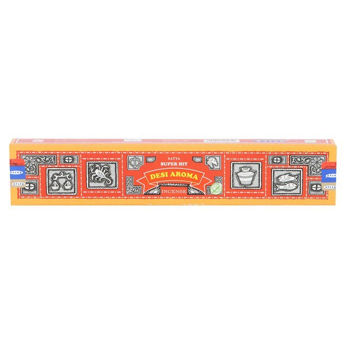 12 Packs of Superhit Desi Aroma Incense Sticks by Satya | Inspired Creative Gifts | UK Supplier