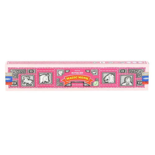 12 Packs of Superhit Magic Monk Incense Sticks by Satya | Inspired Creative Gifts | UK Supplier