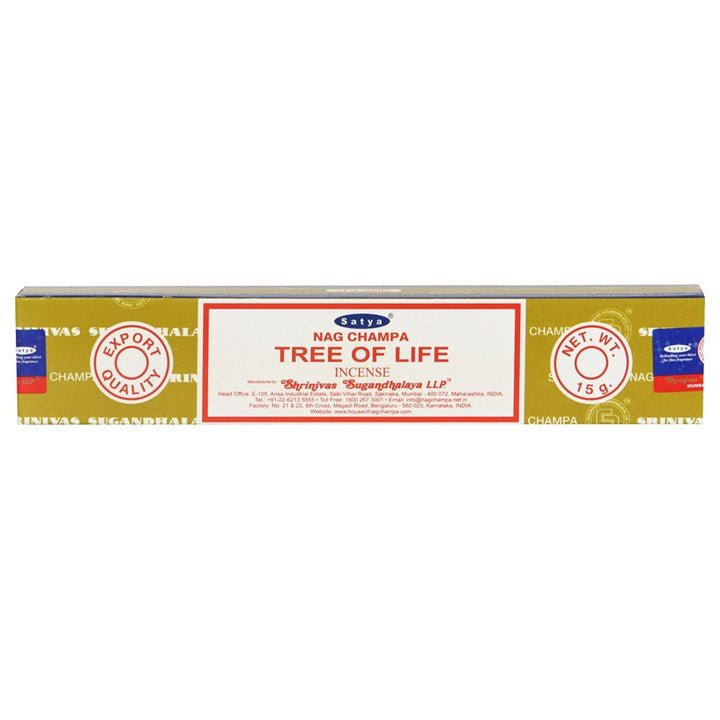 12 Packs of Tree of Life Incense Sticks by Satya | Inspired Creative Gifts | UK Supplier