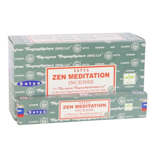 12 Packs of Zen Meditation Incense Sticks by Satya | Inspired Creative Gifts | UK Supplier
