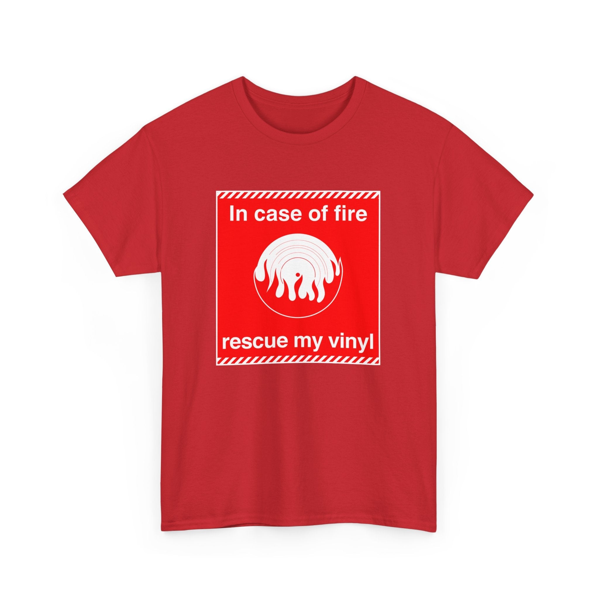 'In Case of Fire, Save My Vinyl' T-Shirt
