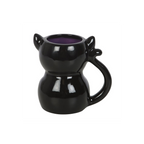 Cute and Creepy Black Cat Mug