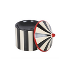 Black Striped Circus Tent Oil Burner