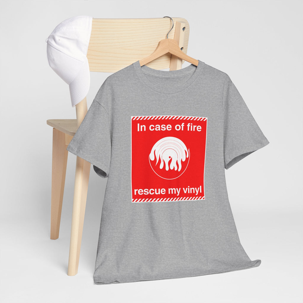 'In Case of Fire, Save My Vinyl' T-Shirt