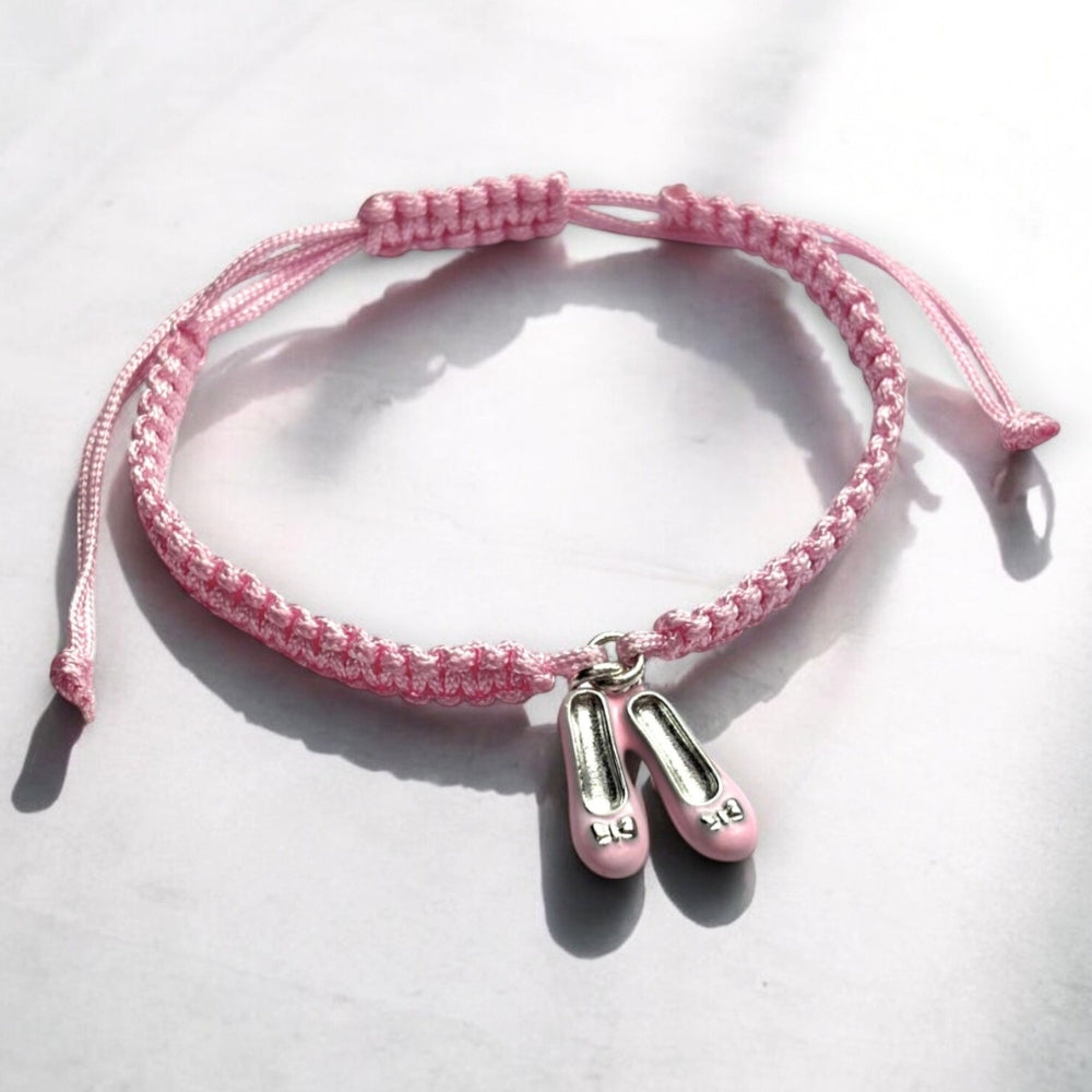 Childs Ballet Shoes Friendship Bracelet