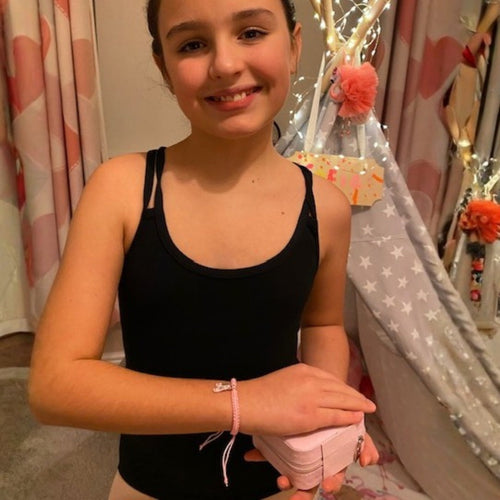 Childs Ballet Shoes Friendship Bracelet