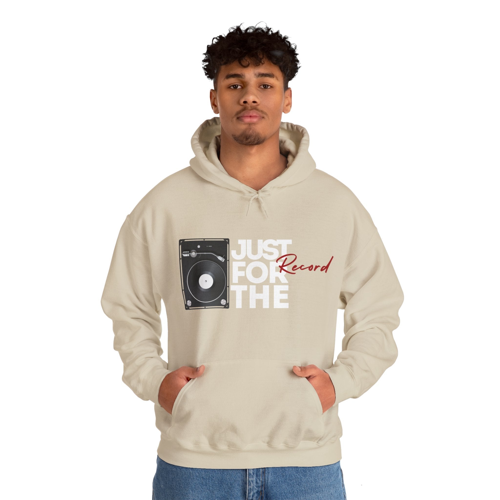'Just for the Record' Men's Hoodie