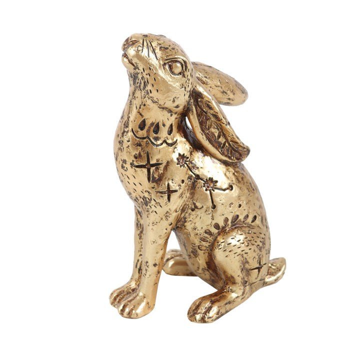 13cm Resin Midnight Hare Ornament | Inspired Creative Gifts | UK Supplier