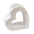 13cm White Heart Oil and Wax Burner | Inspired Creative Gifts | UK Supplier