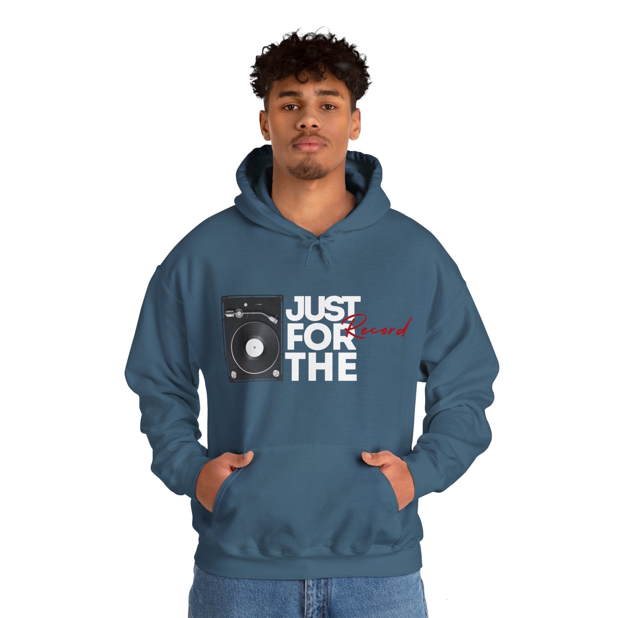 'Just for the Record' Men's Hoodie