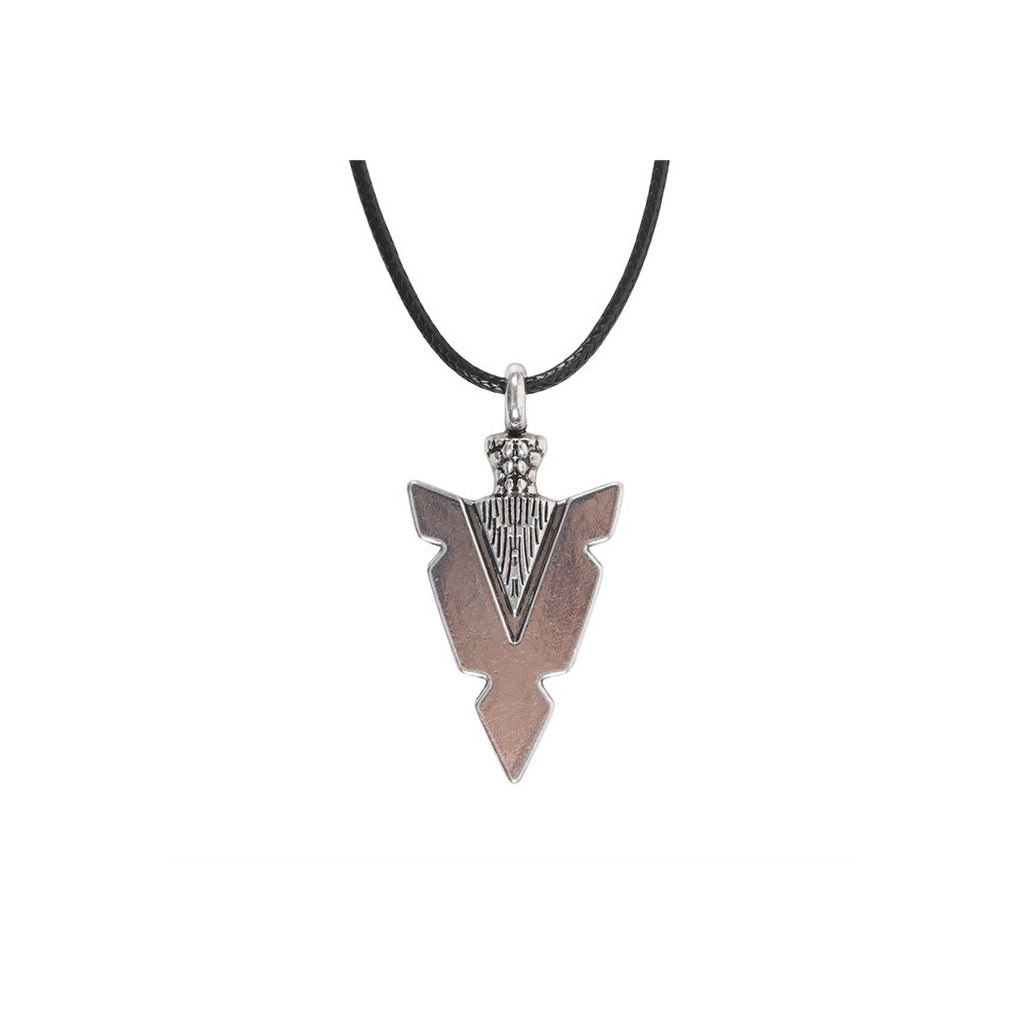 Arrowhead of Strength Viking Cord Necklace | Woman's Necklace