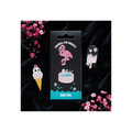 Dead Cool Skeleton and Flamingo Enamel Pin Badges