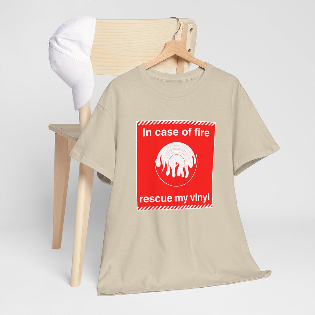 'In Case of Fire, Save My Vinyl' T-Shirt