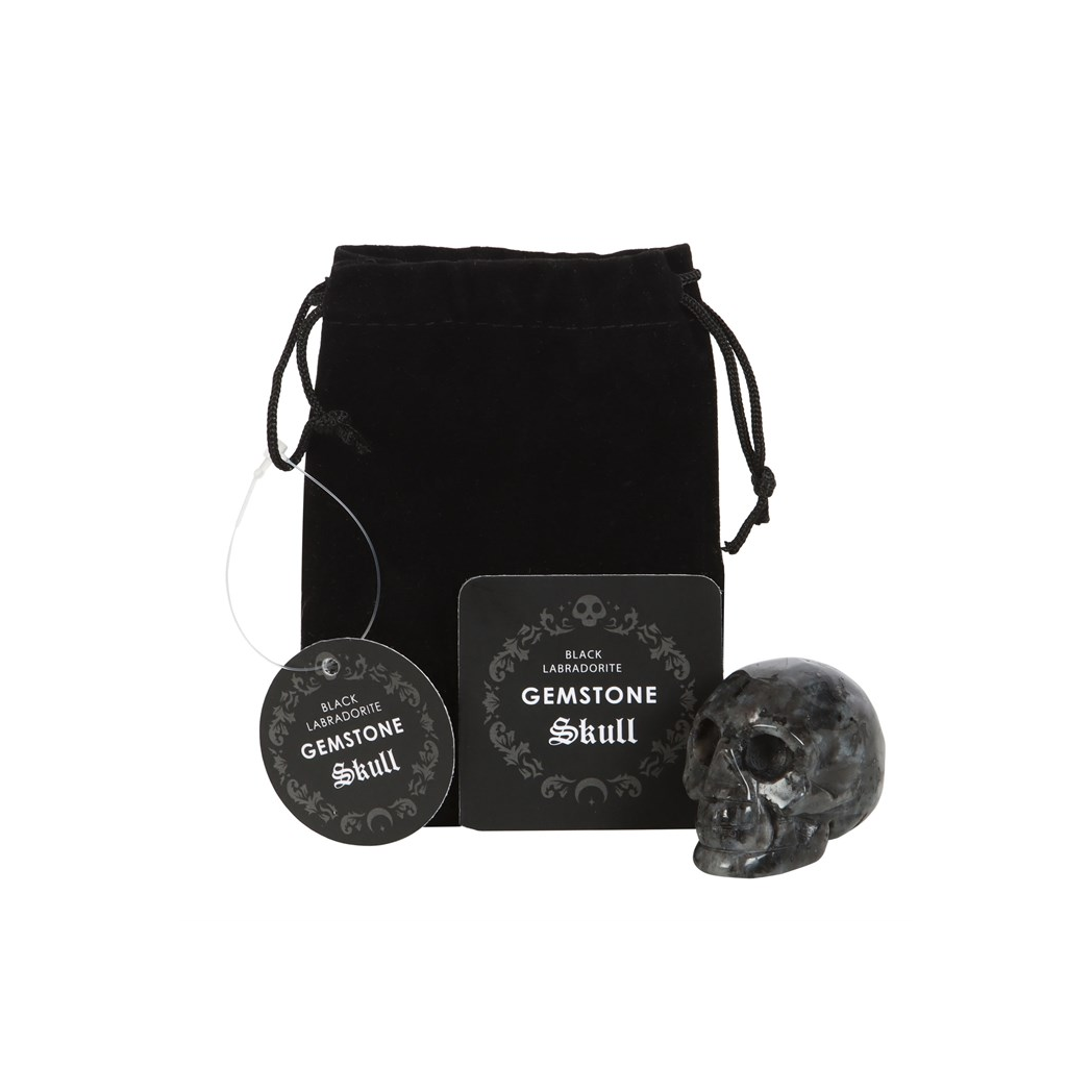 Black Labradorite Crystal Skull | Gemstones | Inspired Creative Gifts