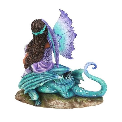 16cm Dragon Perch Fairy Figurine by Amy Brown | Inspired Creative Gifts | UK Supplier