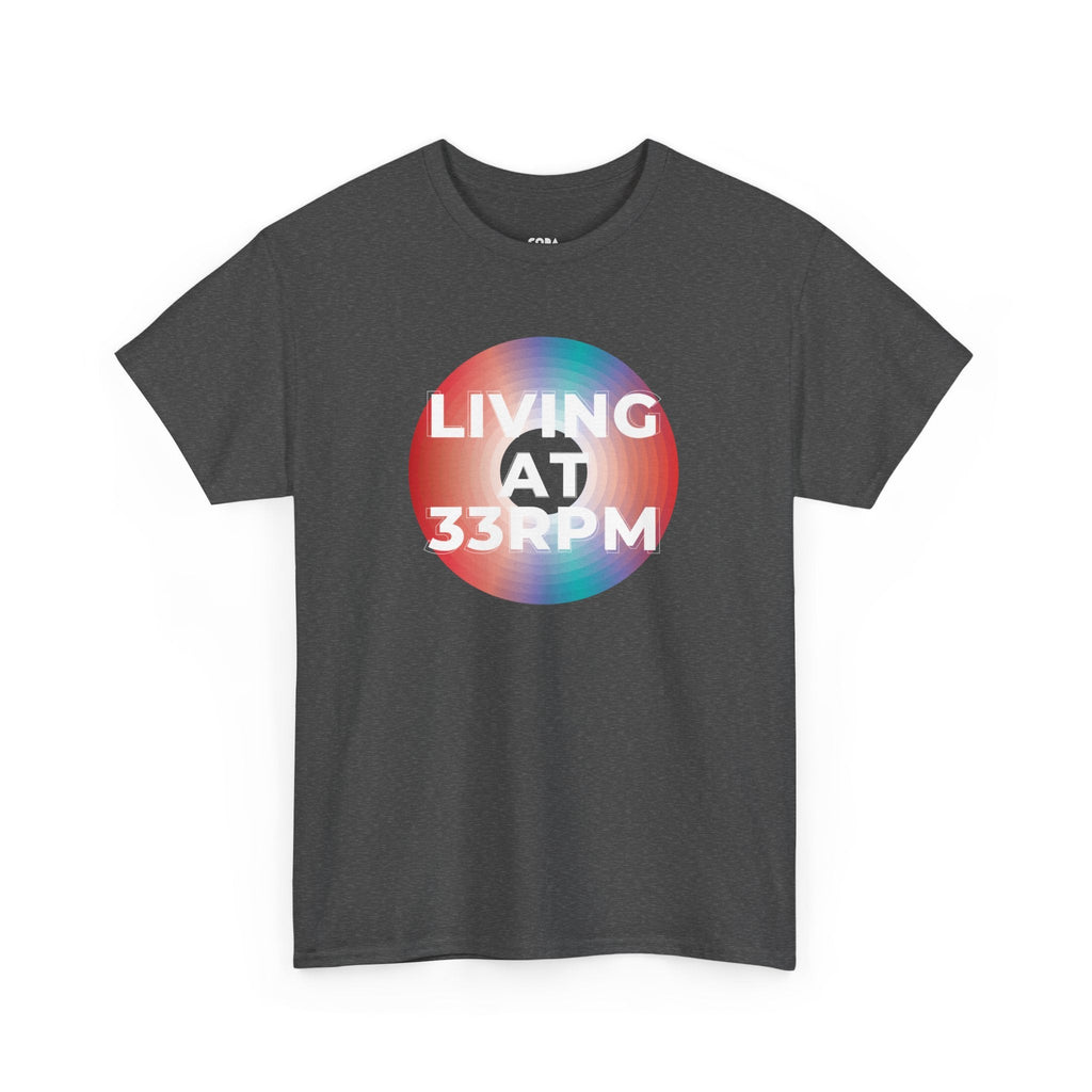'Living at 33rpm' Men's Vinyl T-Shirt