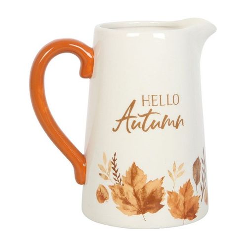 17cm Hello Autumn Ceramic Flower Jug | Inspired Creative Gifts | UK Supplier