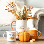 17cm Hello Autumn Ceramic Flower Jug | Inspired Creative Gifts | UK Supplier