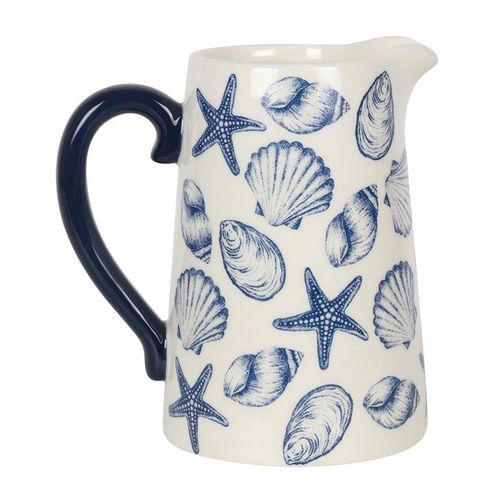 17cm Seashell Ceramic Flower Jug | Inspired Creative Gifts | UK Supplier