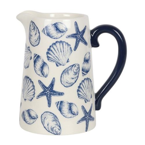 17cm Seashell Ceramic Flower Jug | Inspired Creative Gifts | UK Supplier