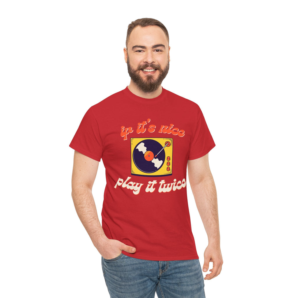 'If It’s Nice, Play It Twice' Vinyl T-Shirt