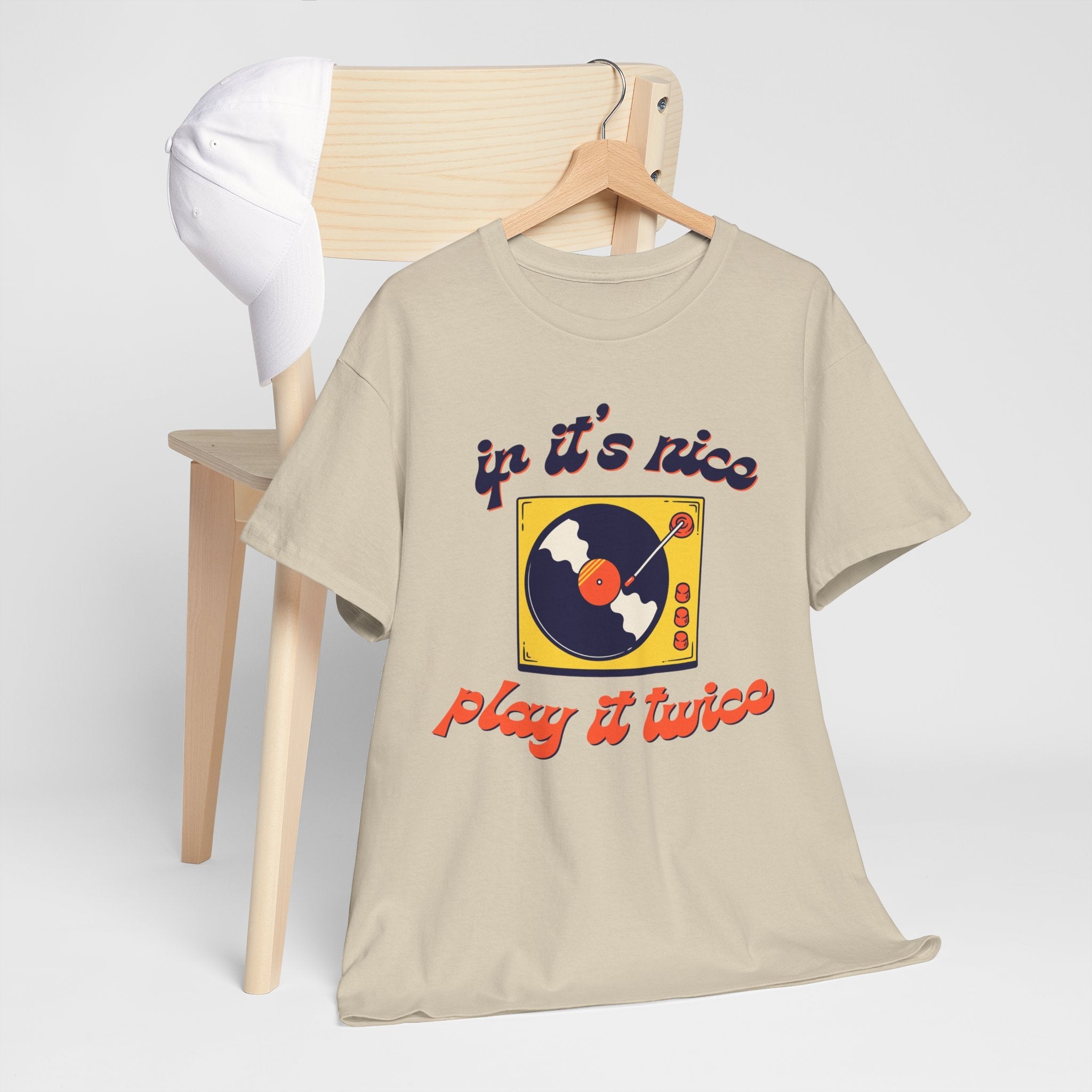 'If It’s Nice, Play It Twice' Vinyl T-Shirt