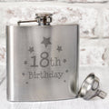 18th Birthday Hip Flask | Inspired Creative Gifts | UK Supplier