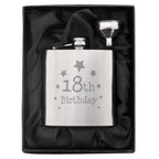 18th Birthday Hip Flask | Inspired Creative Gifts | UK Supplier