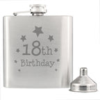18th Birthday Hip Flask | Inspired Creative Gifts | UK Supplier
