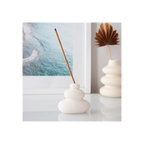 Cream Speckle Balancing Stones Incense Stick Holder | Incense Holders