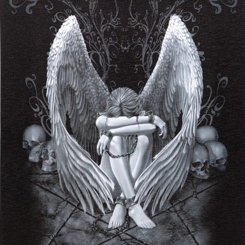 19x25cm Enslaved Angel Canvas Plaque by Spiral Direct | Inspired Creative Gifts | UK Supplier